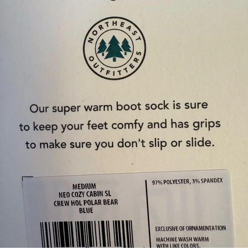 Women's Cozy Cabin Boot Socks Two Pairs Women’s Shoe Size 5 to 10 Non Slip NWT